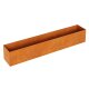 RAPIDO L3 Corten Metallblumentopf, Design-Objekt aus Corten-Stahl, Pflanzcontainer rostig 180x30x Höhe 30 cm, Materialdicke 2mm, made in EU ( Versand kostenfrei *)