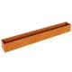 RAPIDO L4 Corten Metallblumentopf, Design-Objekt aus Corten-Stahl, Pflanzcontainer rostig 270x30x Höhe 30 cm, Materialdicke 2mm, made in EU ( Versand kostenfrei *)