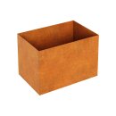 RAPIDO L5 Corten Metallblumentopf, Design-Objekt aus...