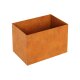 RAPIDO L5 Corten Metallblumentopf, Design-Objekt aus Corten-Stahl, Pflanzcontainer rostig  90x60x Höhe 60 cm, Materialdicke 2mm, made in EU ( Versand kostenfrei *)