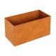 RAPIDO L6 Corten Metallblumentopf, Design-Objekt aus Corten-Stahl, Pflanzcontainer rostig 120x60x Höhe 60 cm, Materialdicke 2mm, made in EU ( Versand kostenfrei *)