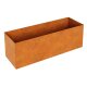 RAPIDO L7 Corten Metallblumentopf, Design-Objekt aus Corten-Stahl, Pflanzcontainer rostig 180x60x Höhe 60 cm, Materialdicke 2mm, made in EU ( Versand kostenfrei *)