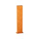 ESPADA A4 Corten Stellwand / Stele geschlossen, Stadt-Barriere / Garten-Zaun Element / Design-Objekt aus Corten-Stahl   30x15x Höhe150 cm, Materialdicke 2mm, made in EU