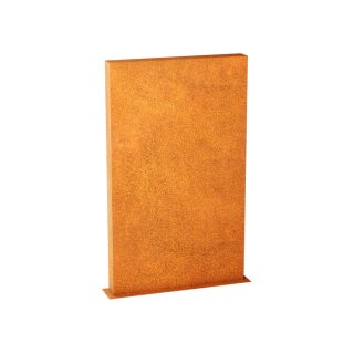 ESPADA D6  Corten Stellwand / Stele geschlossen, Stadt-Barriere /   Garten-Zaun Element / Design-Objekt aus Corten-Stahl   120x15x Höhe 200 cm, made in EU ( Versand kostenfrei *)