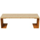 CHAN 3 Corten Bank, rostiges Design-Objekt in aus extra...