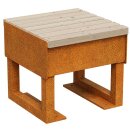 GORDO 1 Corten Bank, rostiges Design-Objekt aus extra...