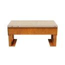 GORDO 2 Corten Bank, Rostiges Design-Objekt aus extra...