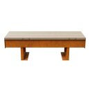 GORDO 3 Corten Bank, rostiges Design-Objekt aus extra dickwandigen Corten-Stahl, Sitzfläche aus Fichtenholz doppelt matt lackiert, 150x50x46 cm, made in EU ( Versand kostenfrei *)