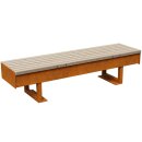 GORDO 4 Corten Bank, rostiges Design-Objekt aus extra...