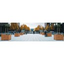 BDG 2 Corten  Stadt-Blumenkübel, rostiges...