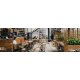 COVERRA 1B Corten Blumentopf / Planzkübel mit Paneel / Spalier, rostiges Design-Objekt aus Corten-Stahl, Materialdicke 2mm,120x60x180 cm, Trenner Indoor / Outdoor, made in EU ( Versand kostenfrei *)