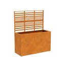 COVERRA 2A Corten Blumentopf / Planzkübel mit Paneel...