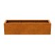 Pflanzcontainer ohne Boden NOFONDO 4, niedriges Hochbeet aus Corten-Stahl 160x50x40 cm, Materialdicke 2mm, made in EU ( Versand kostenfrei *)