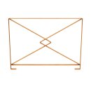 PLOTTO1 Corten Stadt-Barriere,  Geländer als...