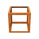 Corten PAQUETE VACIO 6 Beeteinfassung  / Zaun / Rank-Barriere / kommunaler Beet-Schutz,  offenes Rahmen-Design aus Corten-Stahl 60x60x60 cm, Materialdicke 2mm, made in EU
