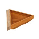 BASTIDOR 3 Corten Sitz-Bank ohne Lehne mit...