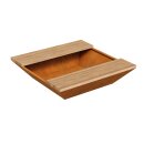 BASTIDOR 5D Corten Sitz-Bank ohne Lehne mit...