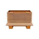 BASTIDOR 6 Corten Sitz-Bank mit Pflanzkübel,...