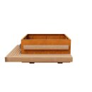 BASTIDOR 7 Corten Sitz-Bank mit Pflanzkübel,...