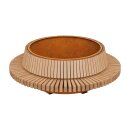 BASTIDOR 8 runde Corten Sitz-Bank mit Pflanzkübel,...