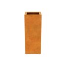 ESTAR 1 Corten Stadtmöblierung, modulares Baukastensystem für kommunale Außenflächen 45x45x90 cm, Materialdicke 2mm, Stadtmobiliar made in EU ( Versand kostenfrei *)