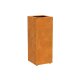 ESTAR 1 Corten Stadtmöblierung, modulares Baukastensystem für kommunale Außenflächen 45x45x90 cm, Materialdicke 2mm, Stadtmobiliar made in EU ( Versand kostenfrei *)