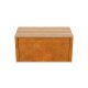 ESTAR 2 Corten Stadtmöblierung, modulares Baukastensystem für kommunale Außenflächen 90x45x45 cm, Materialdicke 2mm, Stadtmobiliar made in EU ( Versand kostenfrei *)