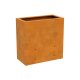 ESTAR 3 Corten Stadtmöblierung, modulares Baukastensystem für kommunale Außenflächen 90x45x90 cm, Materialdicke 2mm, Stadtmobiliar made in EU ( Versand kostenfrei *)