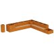 ESTAR 3 Corten Stadtmöblierung, modulares Baukastensystem für kommunale Außenflächen 90x45x90 cm, Materialdicke 2mm, Stadtmobiliar made in EU ( Versand kostenfrei *)