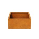 ESTAR 5 Corten Stadtmöblierung , modulares Baukastensystem für kommunale Außenflächen 90x90x45 cm, Materialdicke 2mm, Stadtmobiliar made in EU ( Versand kostenfrei *)