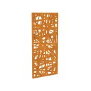 DECORA 3 , lasercut Paneel Corten modern abstrakt...