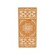 DECORA 5 , lasercut Paneel Corten klassisch orientalisch, Raumtrenner im Außenbereich / Barriere / Zaun, rostige Sichtschutz-Wand aus Corten-Stahl 91x1x Höhe191cm, Materialdicke 2mm, made in EU