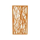 DECORA 9, lasercut Gartenpaneel Corten modern,...
