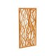DECORA 9, lasercut Paneel Corten modern, Raumtrenner im Außenbereich / Barriere / Zaun, rostige Sichtschutz-Wand aus Corten-Stahl 91x1x Höhe191cm, Materialdicke 2mm, made in EU
