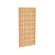DECORA 10 , lasercut Paneel Corten mediteran / oriental, Raumtrenner im Außenbereich / Barriere / Zaun, rostige Sichtschutz-Wand aus Corten-Stahl 91x1x Höhe191cm, Materialdicke 2mm, made in EU