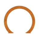 VENA 1  Corten Garten-Portal-Bogen L / Tor-Bogen / Torii modern, Garten Design-Objekt aus archaisch rostigem Corten-Stahl, Materialdicke 2mm, 190x30x173 cm