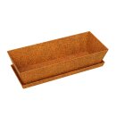 MOLDE Corten Metall-Blumentopf CLASSIC, Design-Objekt aus...