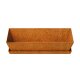 MOLDE Corten Metall-Blumentopf CLASSIC, Design-Objekt aus Corten-Stahl 34x8x8 cm, Materialdicke 2mm, made in EU