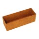 Corten BATEA 300 kleiner Blumentopf CLASSIC, Design-Objekt aus echtem Corten-Stahl 30x10x10 cm, Materialdicke 2mm, made in EU