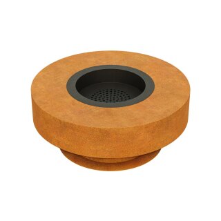 SOMBRERRO 5 Corten  Garten-Feuerstelle,  Design-Objekt aus Corten-Stahl 145x60 cm, Materialdicke 3mm, made in EU ( Versand kostenfrei *)