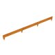 RIM2000 Corten Garteneinfassung, Design-Objekt aus Corten-Stahl  200x0.2x20 cm, Materialdicke 2mm, made in EU