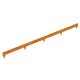 RIM2500 Corten Garteneinfassung, Design-Objekt aus Corten-Stahl 250x0.2x20 cm, Materialdicke 2mm, made in EU