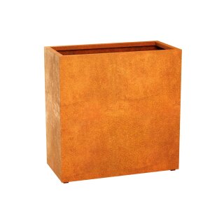 ESTRECHO 10 Corten Metallblumentopf, rostiges Design-Objekt aus Corten-Stahl, Materialdicke 2mm,90x60x90 cm, made in EU ( Versand kostenfrei *)