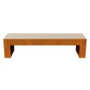 MASETA 4 Corten Bank modern, rostiges Design-Objekt aus...
