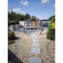 VENA 2 Corten Garten-Portal-Bogen XL, Garten-Tor / Torii...