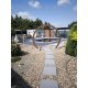 VENA 2 Corten Garten-Portal-Bogen XL, Garten-Tor / Torii modern , Design-Objekt aus  archaisch rostigem Corten-Stahl, Materialdicke 2mm, 240x30x200 cm, made in EU (Versand kostenfrei*)