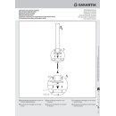 Garanitia WOOD Wasserzapfsäule light wood / helle Holzstrukur – 100 x 25 x 25 cm Garten-Zapfsäule mit 3/4" Chrom Auslaufhahn & Schlauchanschluss