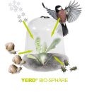 B-Ware: 9x Pflanzen vor Frost, Schnecken und Hagel schützen: 3x3er Set - 20cm YERD BIO-SPHÄRE MIDI - flexible Pflanzglocke / Pflanzenhut / Anzucht-Glocke mit Bewässerungs- und Klima-Ventil + Bodenanker, Schutz für Sämlinge, Frühbeet- und Topfpflanzen