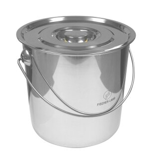 Edelstahl-Honigeimer 21 Liter (~29,4 kg Honig)