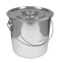 Edelstahl-Honigeimer 21 Liter (~29,4 kg Honig)